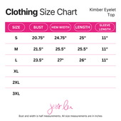 Kimber Eyelet Top, Pink - Jess Lea Boutique