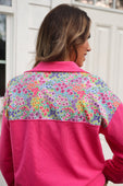 Mia Printed Pullover- Falling for Florals