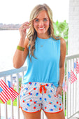 Banks Basic Lettuce Tank- Pool Blue