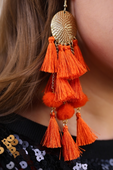 Claire Tiered Tassel Earrings - Jess Lea Boutique