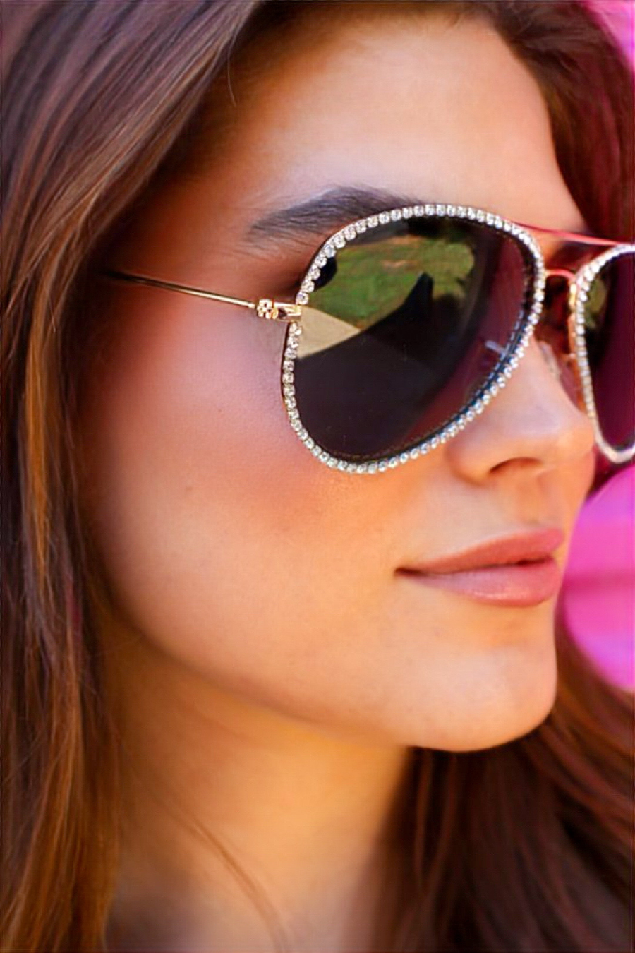 Hidden Gem Rhinestone Sunglasses Jess Lea Boutique