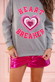 Heart Breaker Sequin Pullover - Jess Lea Boutique