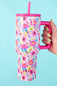 Fields Of Floral Tumbler - Jess Lea Boutique