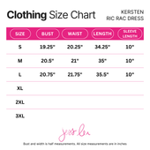 Kersten Ric Rac Dress, Hot Pink - Jess Lea Boutique