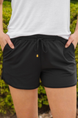 After Dark Black Everyday Shorts