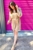 Hot Shot Pleated Tie Dress - Jess Lea Boutique