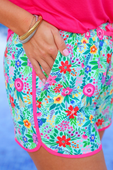 PREORDER-Petal Party Floral Everyday Shorts - Jess Lea Boutique
