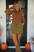 PREORDER Keigan Mesh Top- Pumpkin Perfection - Jess Lea Boutique