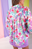 Katie Button Up Blouse, Pastel - Jess Lea Boutique