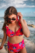 Watch The Waves Two Piece Swimsuit - Jess Lea Boutique