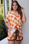 PREORDER- Harvest Hues Ruffle Pajama Set - Jess Lea Boutique