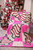 PREORDER- Checkered Bow Christmas Treat Blanket - Jess Lea Boutique