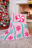 PREORDER- Pink Wintermint Blanket - Jess Lea Boutique