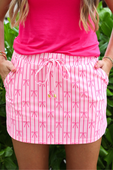 Bow Stripes Skort