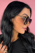 Glow Getter Sunglasses- Black