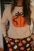 PREORDER Harvest Hues Pumpkin Sweater - Jess Lea Boutique