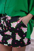 PREORDER- Bow Christmas Treat Skort - Jess Lea Boutique