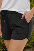 After Dark Black Everyday Shorts