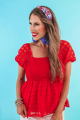 Arizona Smocked Top - Jess Lea Boutique