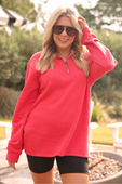 Miley Quarter Zip Pullover - Jess Lea Boutique