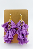 Bella Tiered Tassel Earrings - Jess Lea Boutique