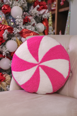 PREORDER- Pink Peppermint Pillow - Jess Lea Boutique