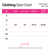 USA Sequin Star Top - Jess Lea Boutique
