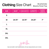 Brushstroke Blooms Floral Top - Jess Lea Boutique