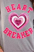 Heart Breaker Sequin Pullover - Jess Lea Boutique