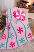 PREORDER- Pink Wintermint Blanket - Jess Lea Boutique