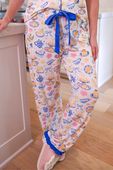 Sunday Brunch Ruffle Pajama Set