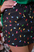 PREORDER- Christmas Lights Skort - Jess Lea Boutique