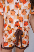 PREORDER- Harvest Hues Ruffle Pajama Set - Jess Lea Boutique