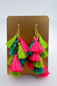 Bella Tiered Tassel Earrings - Jess Lea Boutique