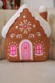 PREORDER- Gingerbread House Pillow - Jess Lea Boutique