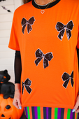 Better Bow-lieve It Sequin Tee - Jess Lea Boutique