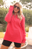 Miley Quarter Zip Pullover - Jess Lea Boutique