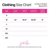 Living In Stripes Dress, Black/Pink - Jess Lea Boutique