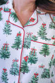 PREORDER- Under the Tree Ruffle Pajama Set - Jess Lea Boutique