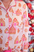 PREORDER- Gingerbread Wonderland Ruffle Pajama Set - Jess Lea Boutique