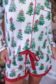 PREORDER- Under the Tree Ruffle Pajama Set - Jess Lea Boutique