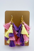 Bella Tiered Tassel Earrings - Jess Lea Boutique