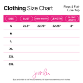 Flags And Flair Luxe Top - Jess Lea Boutique