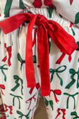 PREORDER- Midnight Bow Christmas Edition Ruffle Pajama Set - Jess Lea Boutique