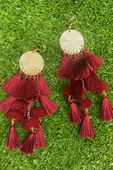 Claire Tiered Tassel Earrings - Jess Lea Boutique