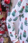 PREORDER- Under the Tree Ruffle Pajama Set - Jess Lea Boutique