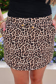 Safari Chic Leopard Skort