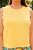 Banks Basic Lettuce Tank- Butter Yellow