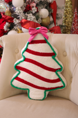 PREORDER- Bow Christmas Treat Pillow - Jess Lea Boutique