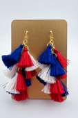 Bella Tiered Tassel Earrings - Jess Lea Boutique